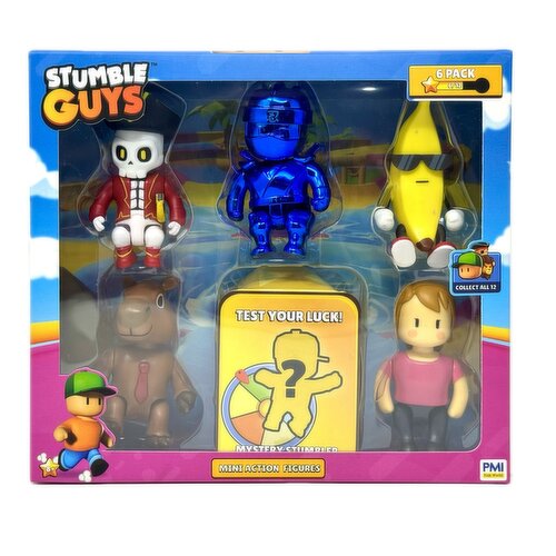 Stumble Guys - 3In Mini Action Fig 6pk