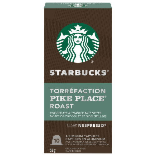 Starbucks - Pike Place Roast, Capsules by Nespresso