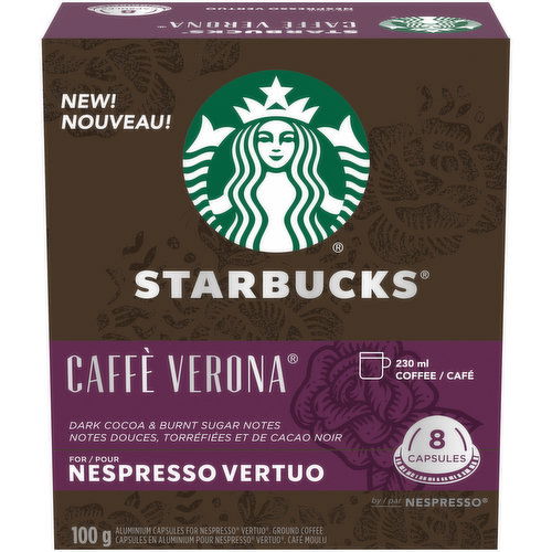 Starbucks - Caffe Verona Capsules For Nespresso Vertuo