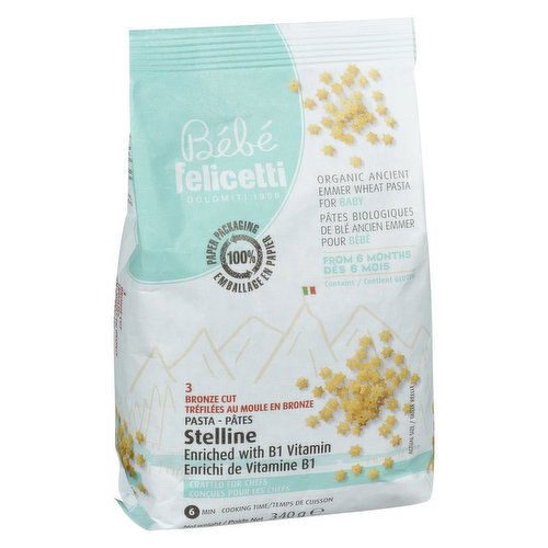 Felicetti - Emmer Wheat Pasts for Baby Stelline Organic