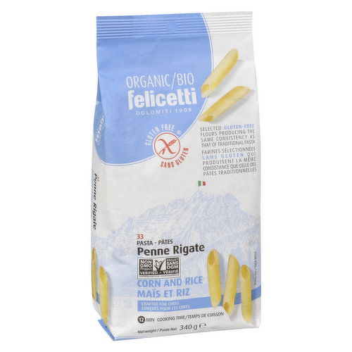 Felicetti - Penne Pasta Rice & Corn Organic