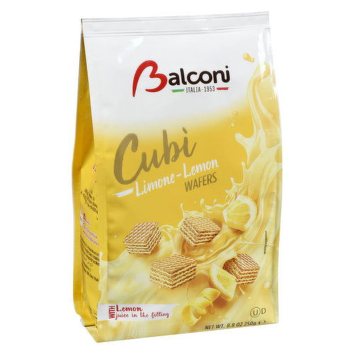 Balconi Italia - Cubi Lemon Wafers