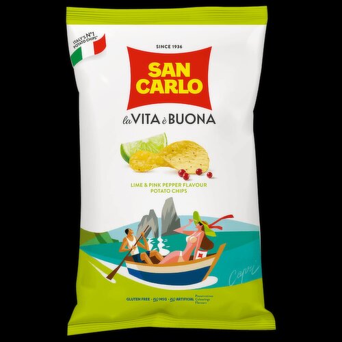 San Carlo - Lime and Pink Pepper Chip