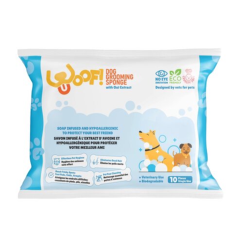WOOF! - Dog Grooming Sponge