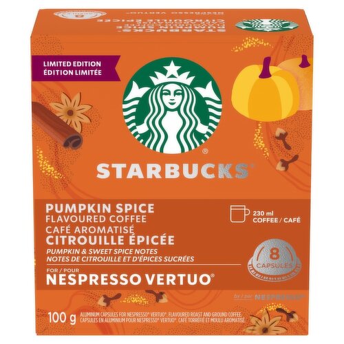 Starbucks - Nespresso Vertuo Pumpkin Spice Pod