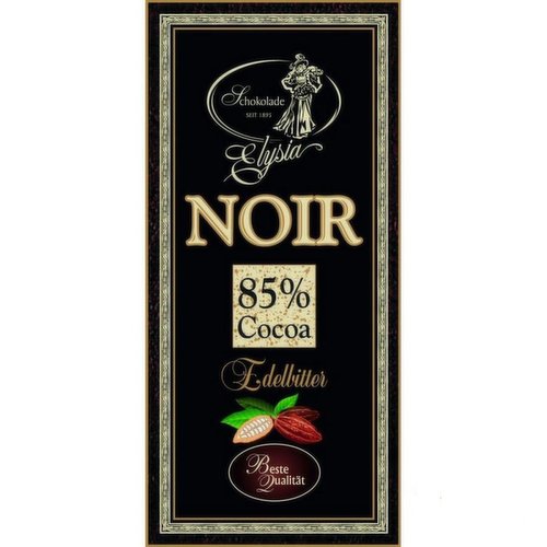 Elysia - Noir Dark Chocolate Bar 85%