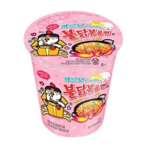 SAMYANG - Buldak Hot Chicken Carbonara Ramen Cup