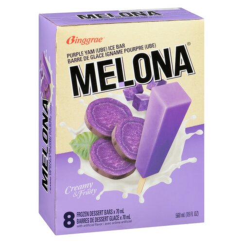 MELONA - Non Dairy Dessert Bar Ube