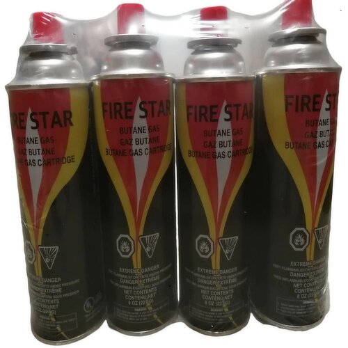 Fire Star - Butane Gas Cartridge