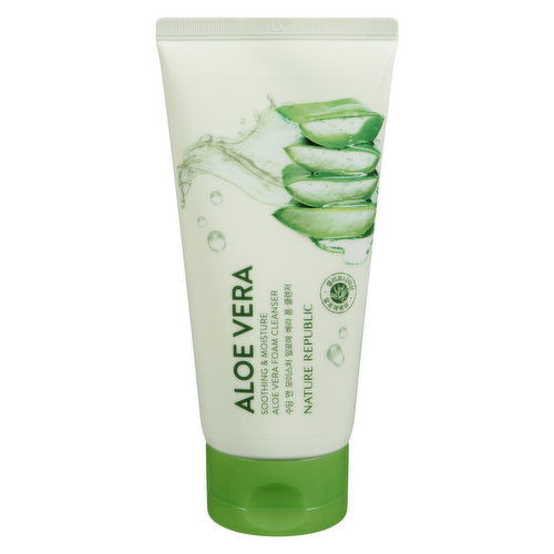 Nature Republic - Soothing & Moisture Aloe Foam Cleanser