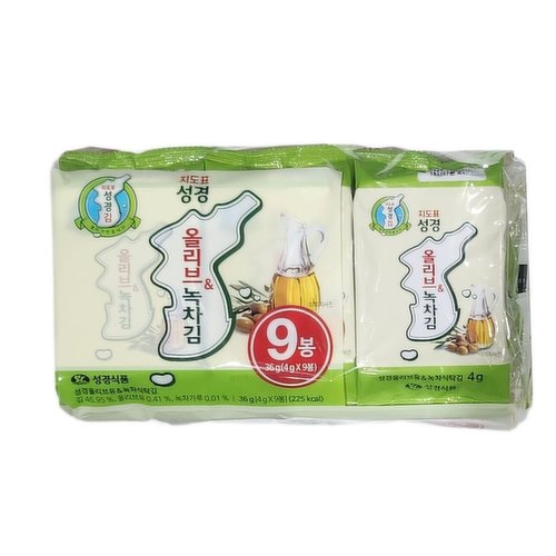 Sunggyung - Seaweed Pack- Olive & Green Tea