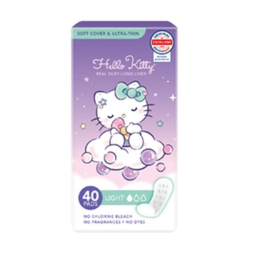 ITC Marisom - Hello Kitty My Real Silky Long Liner Pads 18cm