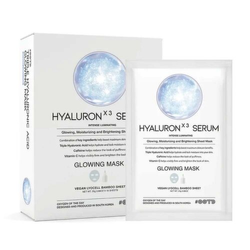 OOTD - Triple Hyaluronic Acid Serum Glowing Mask