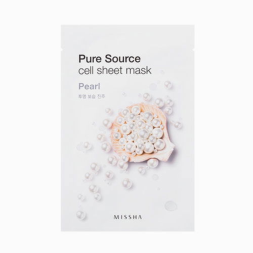 Missha - Pure Source Cell Sheet Mask - Pearl