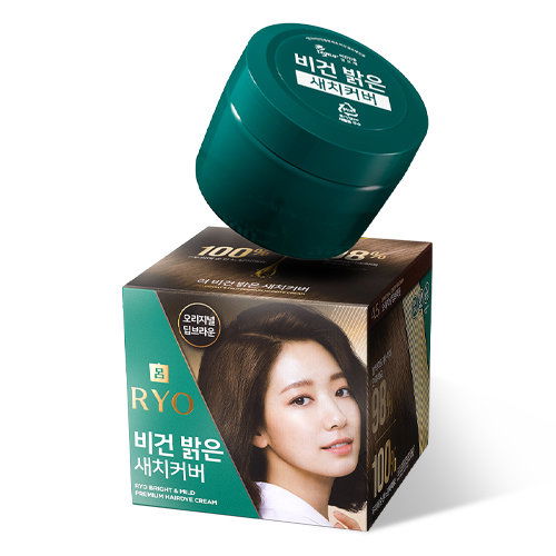 RYO - Vegan Bright & Mild Premium Hair Dye Cream (4.5-Original Deep Brown)