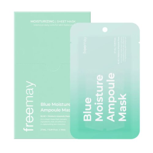 freemay - Blue Moistur Ampoule Mask