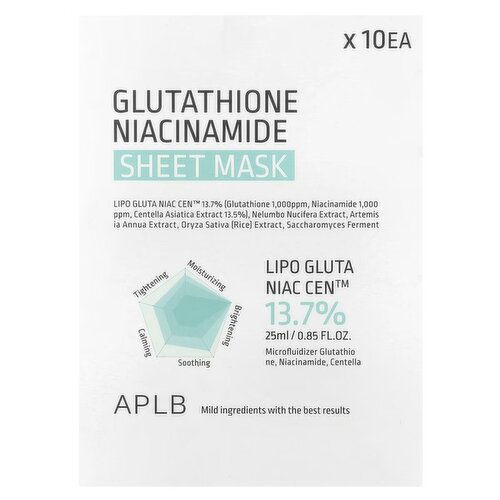 APLB - Glutathione Niacinamide Sheet Mask