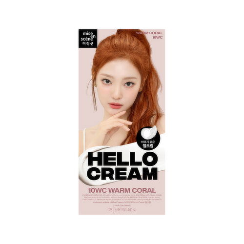 mise en scene - Hello Cream Hair Color 10WC (Warm Coral)