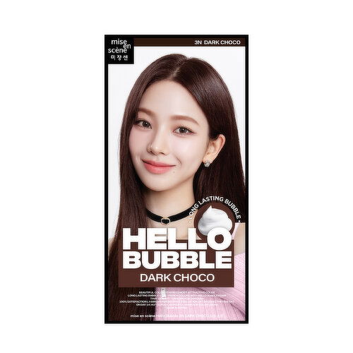 mise en scene - Hello Bubble Hair Dye 3NT (Dark Choco)