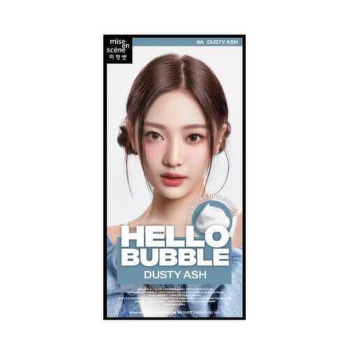 mise en scene - Hello Bubble Hair Dye 6A (Dusty Ash)