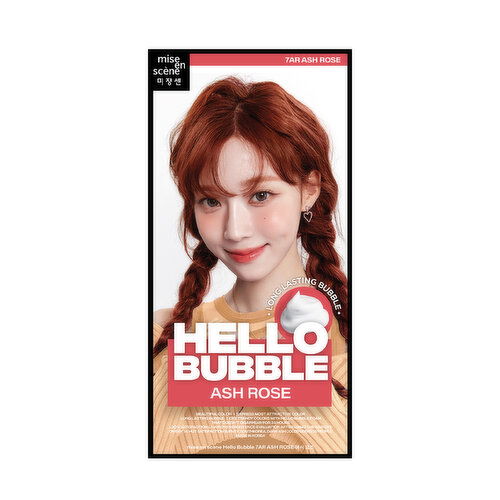 mise en scene - Hello Bubble Hair Dye 7AR (Ash Rose)