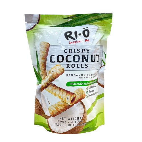 RI-O - Crispy Coconut Rolls - Pandanus