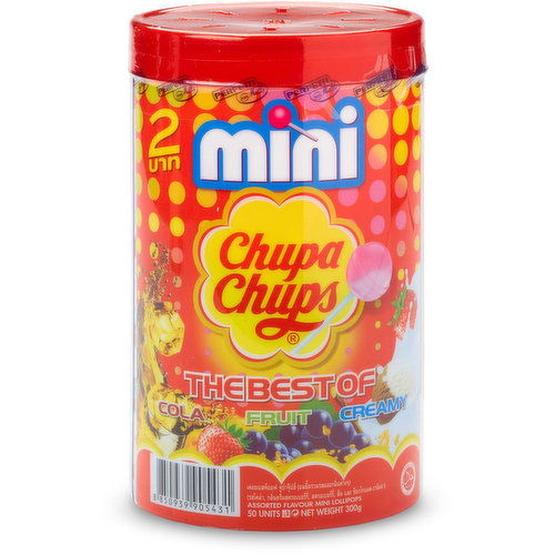 Chupa Chups - Candy - Mini Lollipops, Assorted