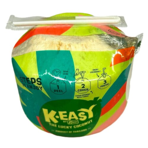 Coconut - Baby Young, Easy Open with Straw
