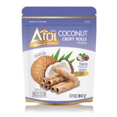 Aroi - COCONUT CRISPY ROLL-TARO FLVR