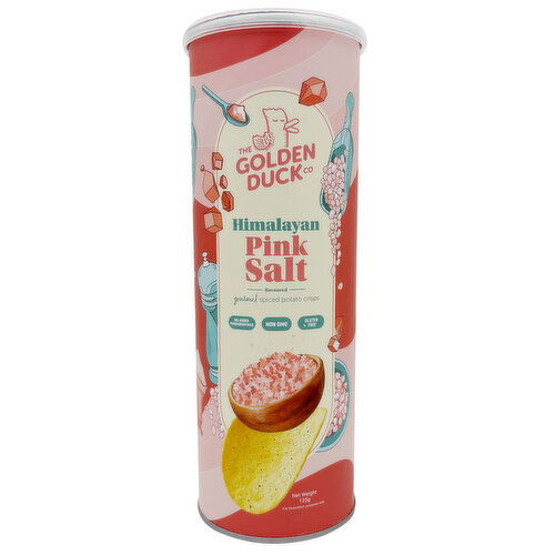 The Golden Duck - CRISPS HIMALAYAN PINK SALT POTATO CHIPS