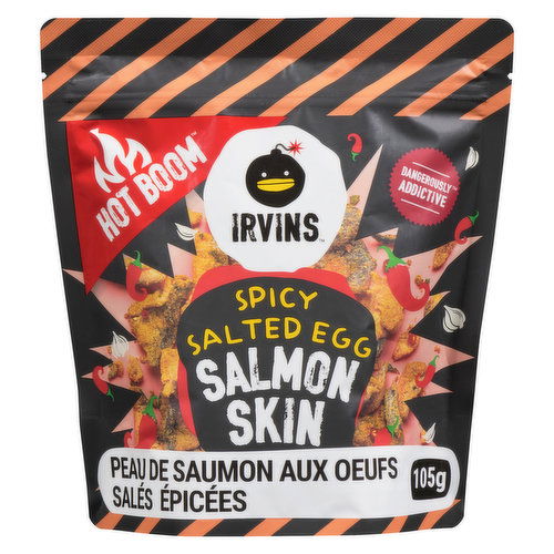 Irvins - Hot Boom Salted Egg Salmon Skin