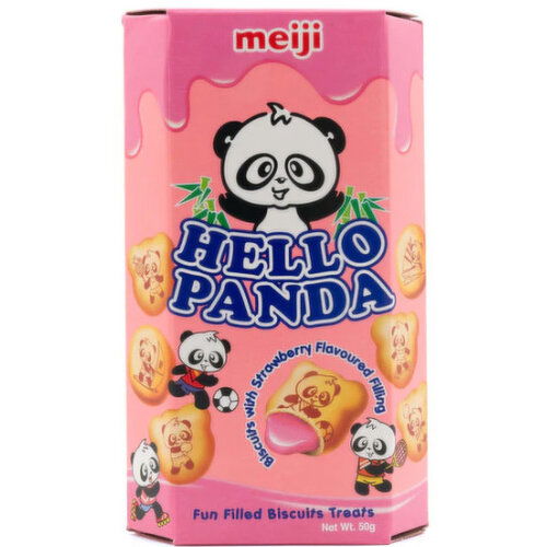 meiji - Hello Panda Biscuit Strawberry