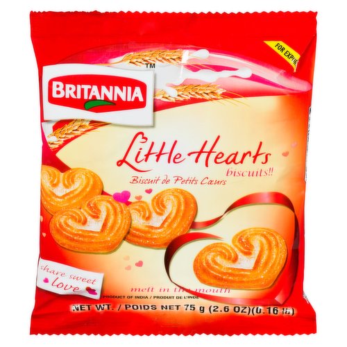 Britannia - Lillte Hearts Biscuits
