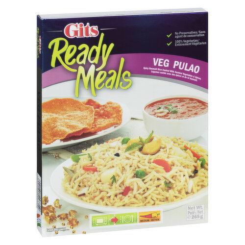 Gits - Heat & Eat Veg Pulao