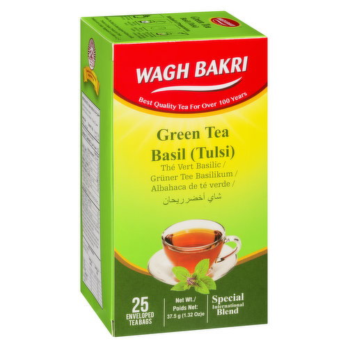 Wagh Bakri - Green Tea Basil