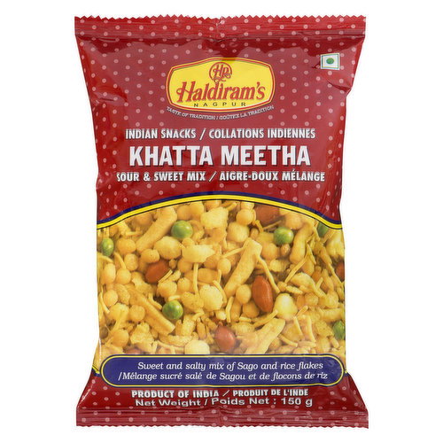 Haldiram - Khatta Meetha Indian Snack - Sweet & Salty