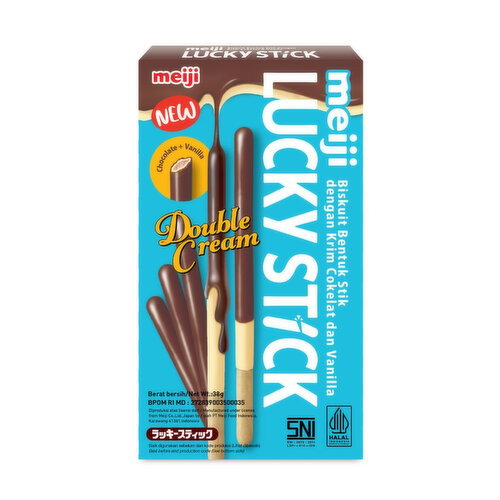 Meiji - Lucky Stick Vanilla Choco
