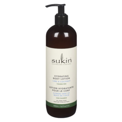 Sukin - Hydrating Body Lotion Lime & Coconut