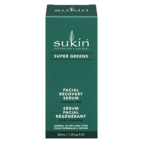 Sukin - Super Greens Facial Serum Recovery