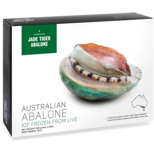 Frozen - Australian Jade Tiger Abalone 5/6 Shelled