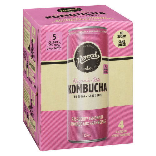 Remedy - Raspberry Lemonade Kombucha