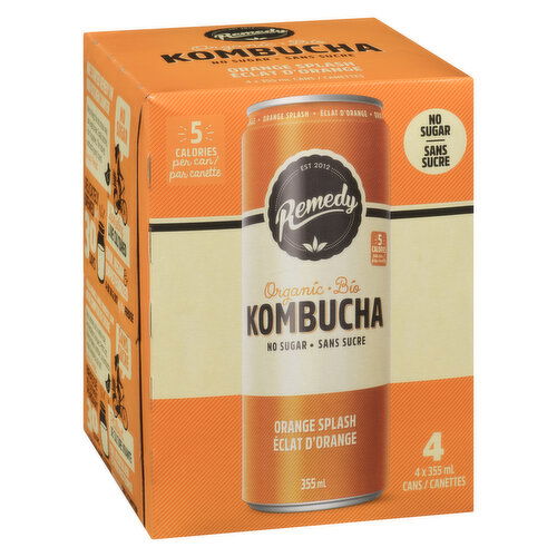 Remedy - Orange Splash Kombucha