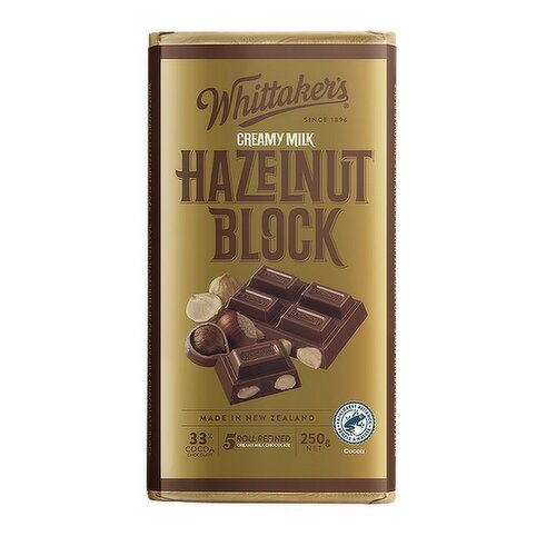 Whittakers - Hazelnut Block