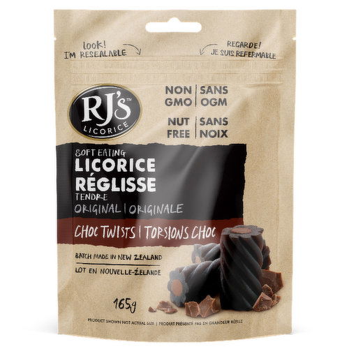 Rj S - Licorice Twists Choc