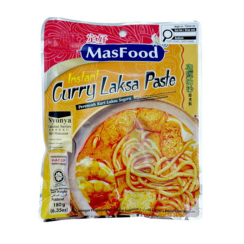 Masfood - Instant Curry Laksa Paste