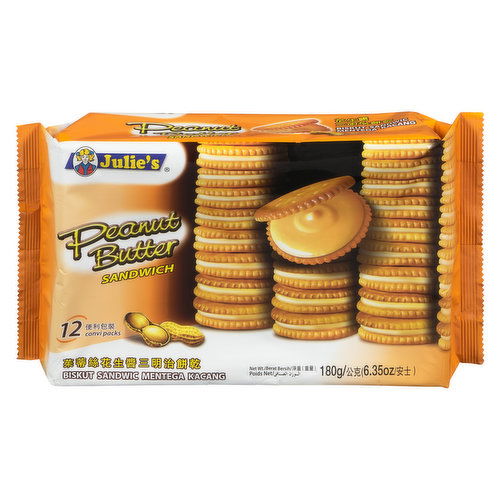 Julie's - Peanut Butter Sandwich Crackers