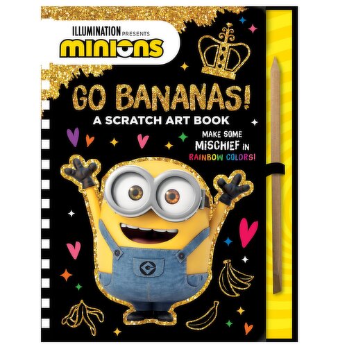 Illumination Presents Minions: - Go Bananas!: A Scratch Art Book
