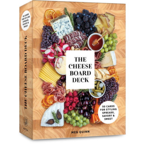 The - Cheese Board Deck: 50 Cards for Styling Spreads, Savory & Sweet