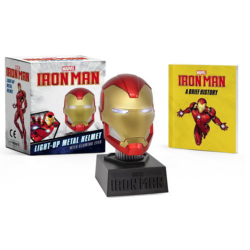 Marvel: - Iron Man Light-up Metal Helmet: with Glowing Eyes