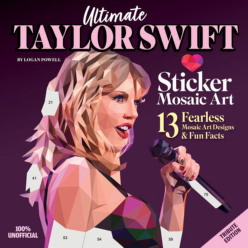 Ultimate - XO Taylor Swift Paint By Sticker Mosaic Art